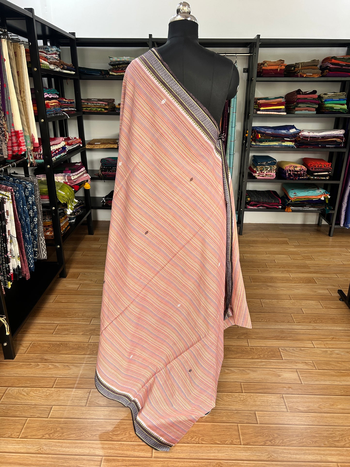 ORANGE DHANIAKHALI SAREE