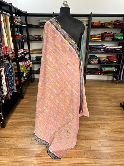 ORANGE DHANIAKHALI SAREE