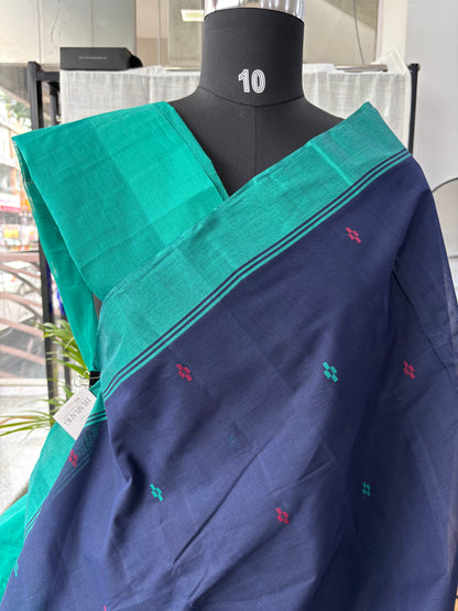 NAVY BLUE NEGAMAM COTTON