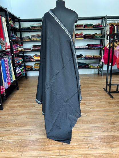 BLACK DHANIAKHALI SAREE