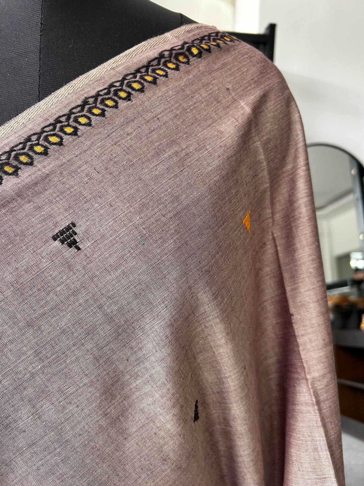 GREY DHANIAKHALI SAREE