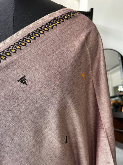 GREY DHANIAKHALI SAREE
