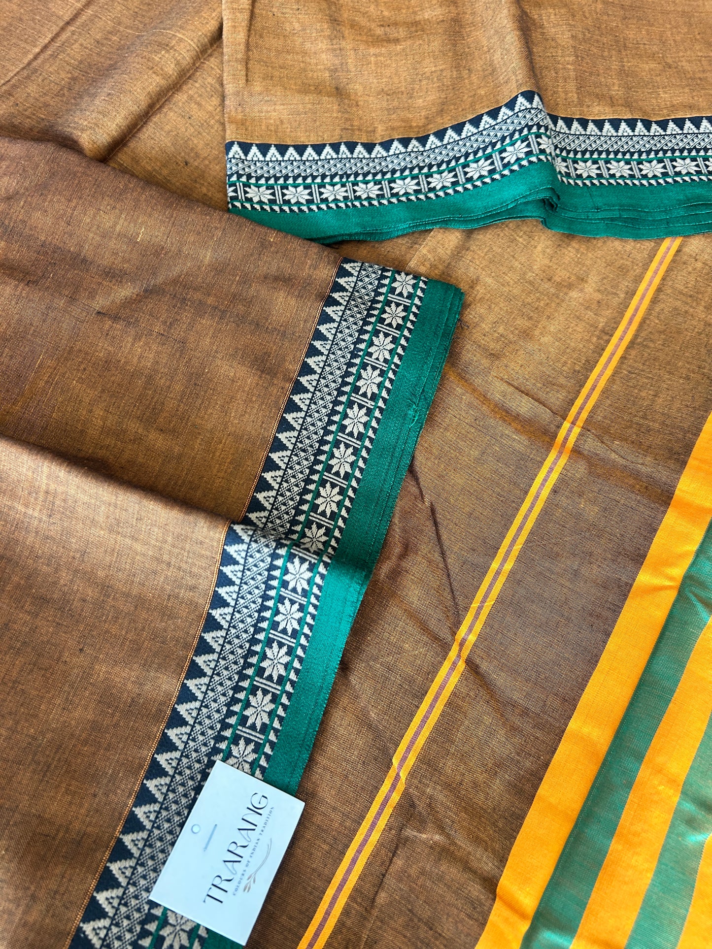 Yellow Narayanpet saree