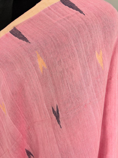 PINK TEMPLE JAMDANI