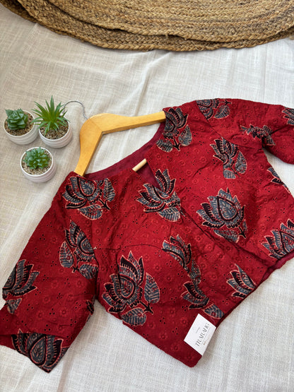 MARRON HAKOBA BLOUSE