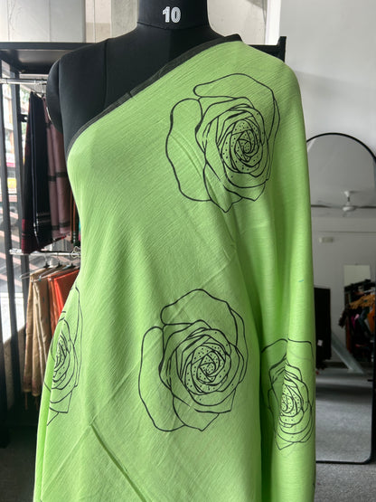 GREEN MUL SAREE