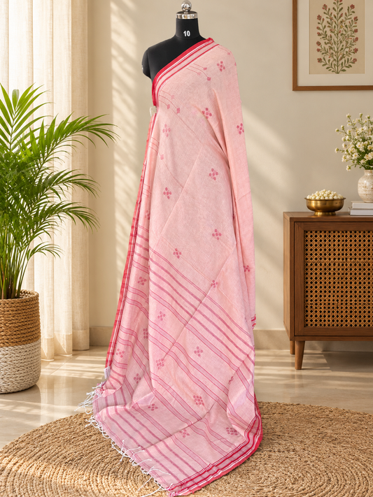 RED BHUJODI SAREE
