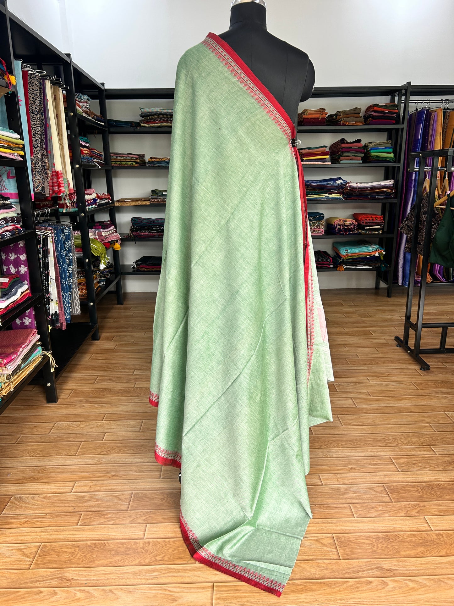 GREEN DHANIAKHALI SAREE