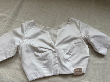 WHITE COTTON BLOUSE