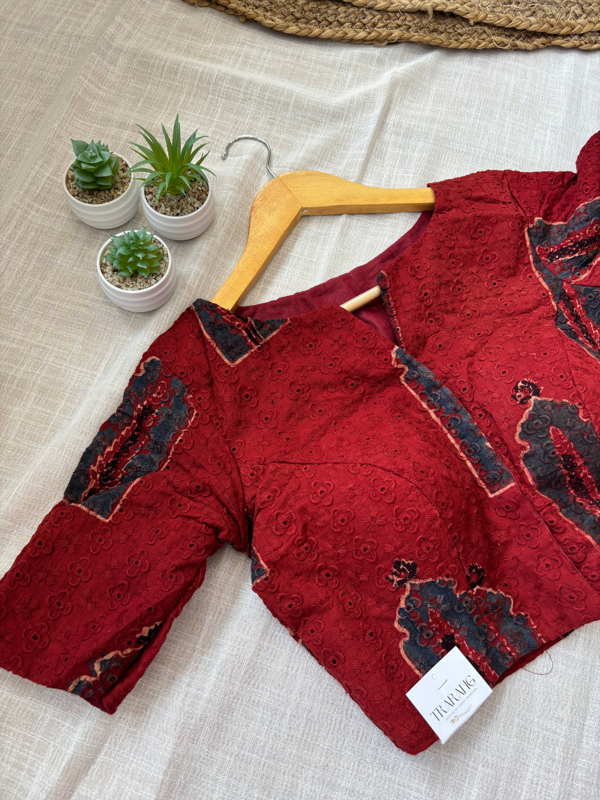 MARRON HAKOBA BLOUSE