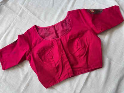 Pink hand painted blouse