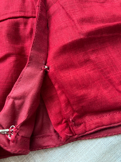 MAROON EMBROIDERED  BLOUSE