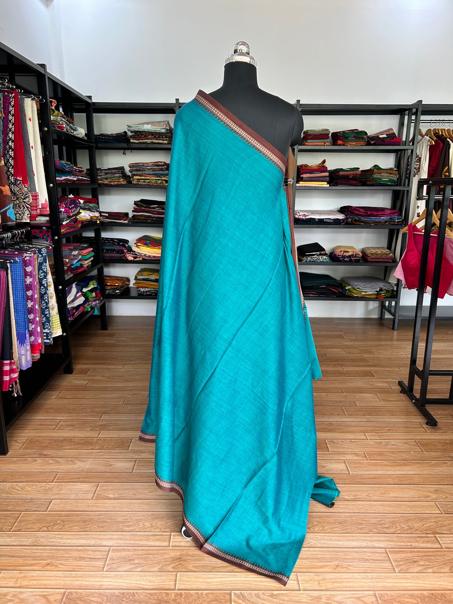 GREEN DHANIAKHALI SAREE