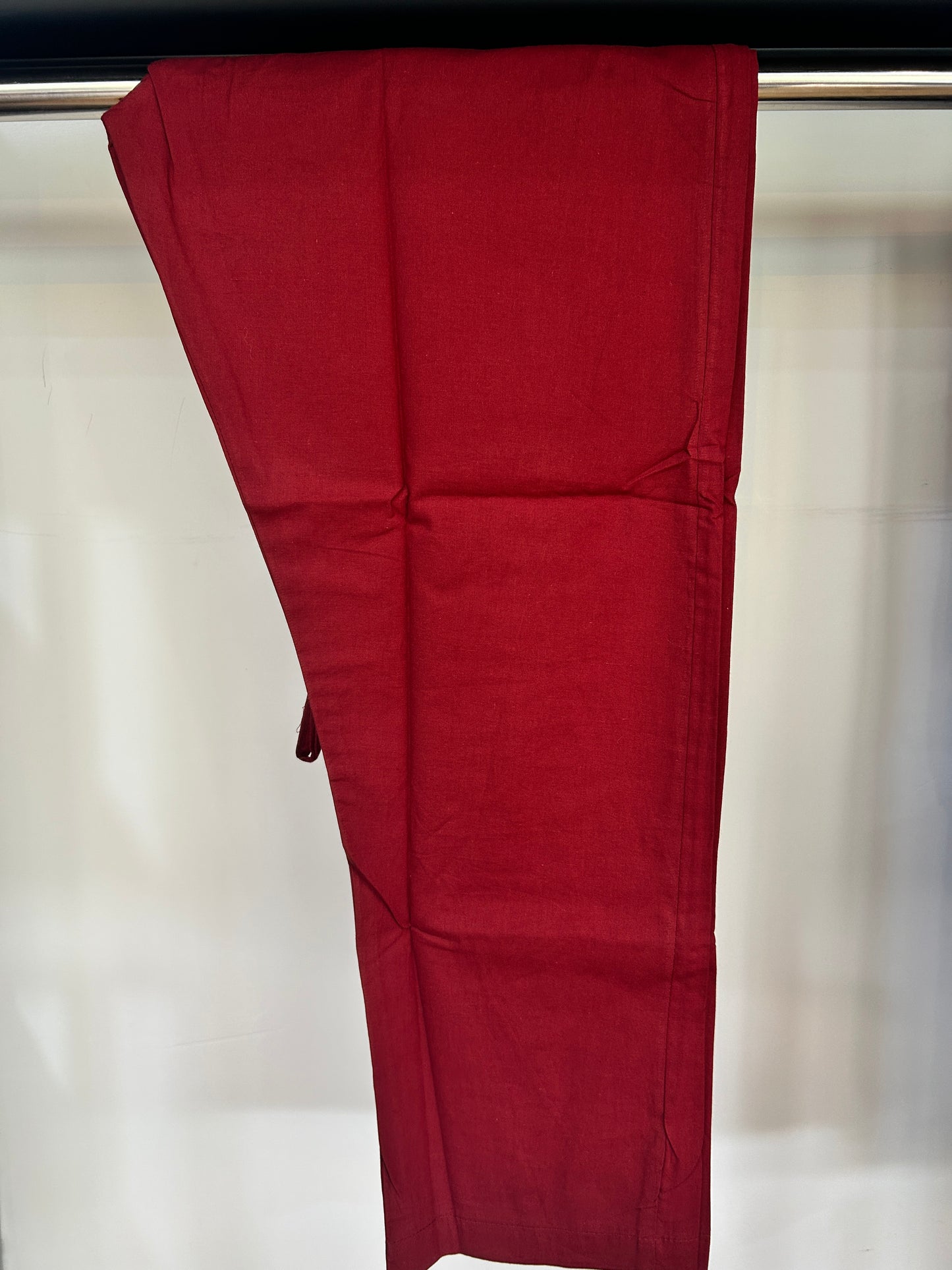 RED GAMTHI COTTON SUIT