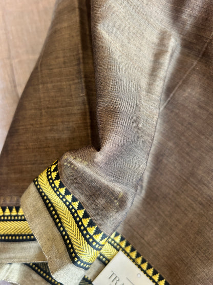 GREY NARAYANPET SAREE