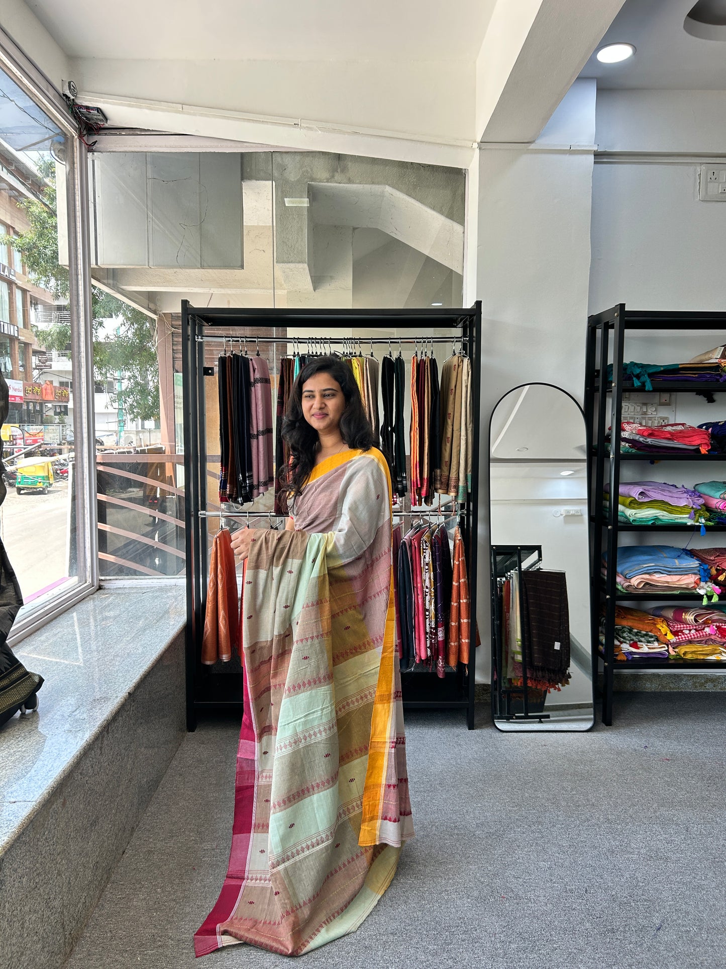 CHECKS DHANIAKHALI SAREE