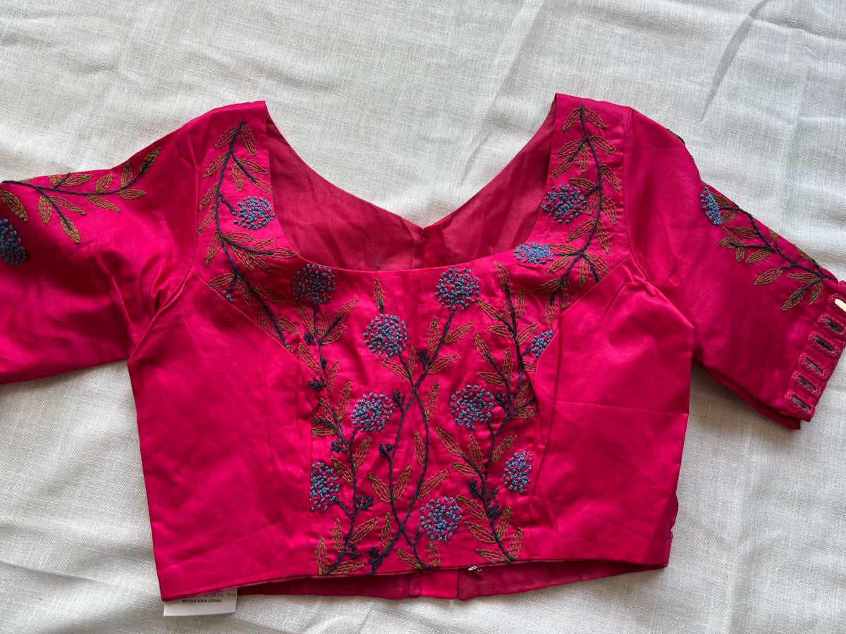 Pink Embroidered blouse