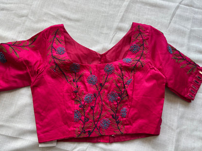 Pink Embroidered blouse