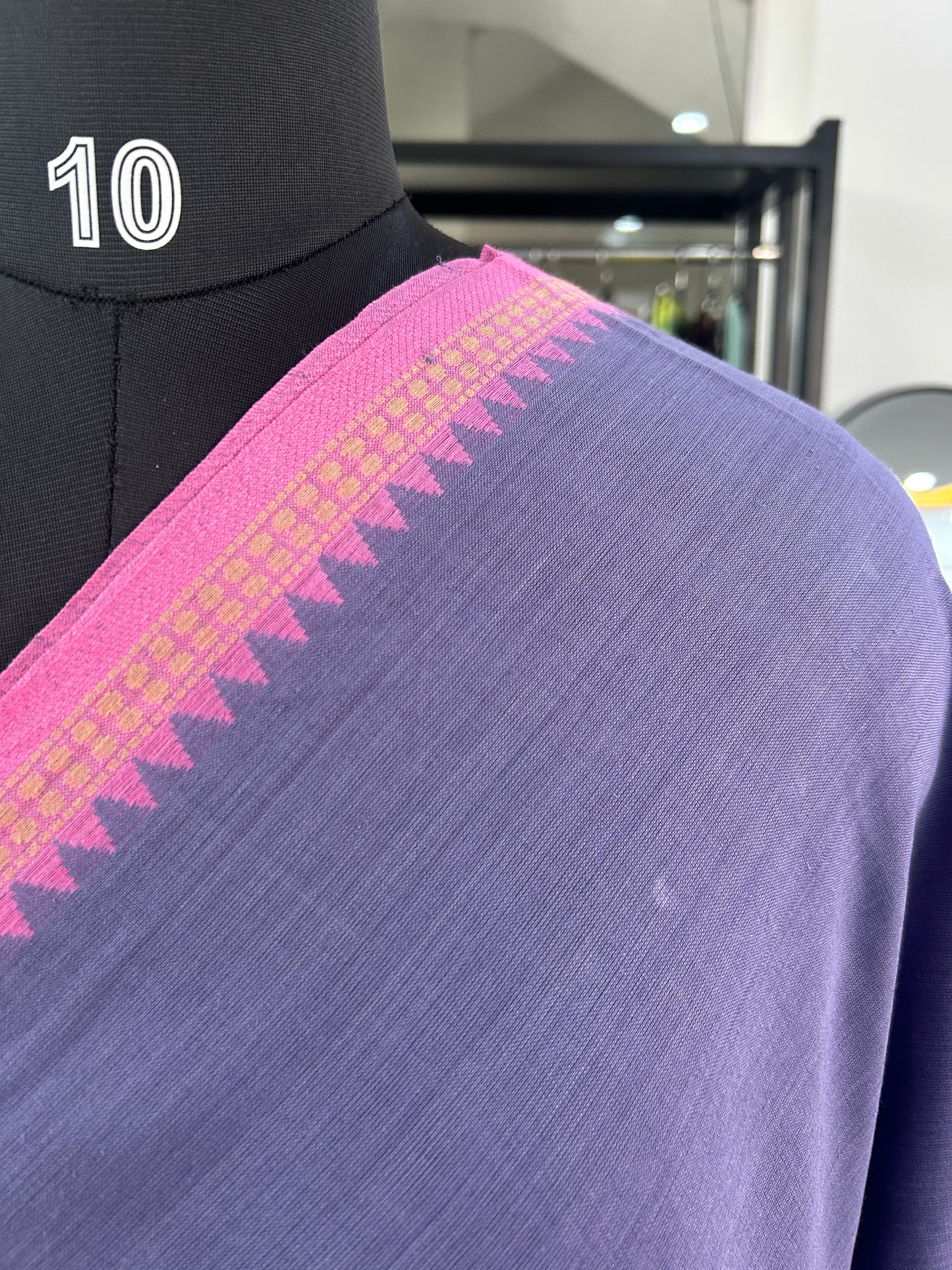 LAVENDER DHANIAKHALI SAREE