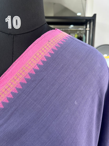 LAVENDER DHANIAKHALI SAREE