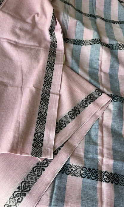 PINK DHANIAKHALI SAREE
