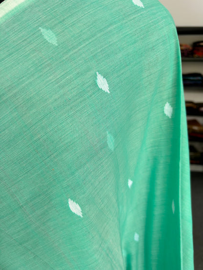 GREEN JAMDANI SAREE