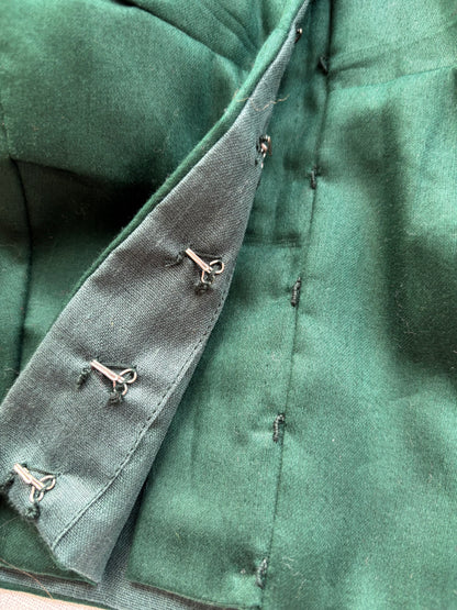 GREEN COTTON BLOUSE