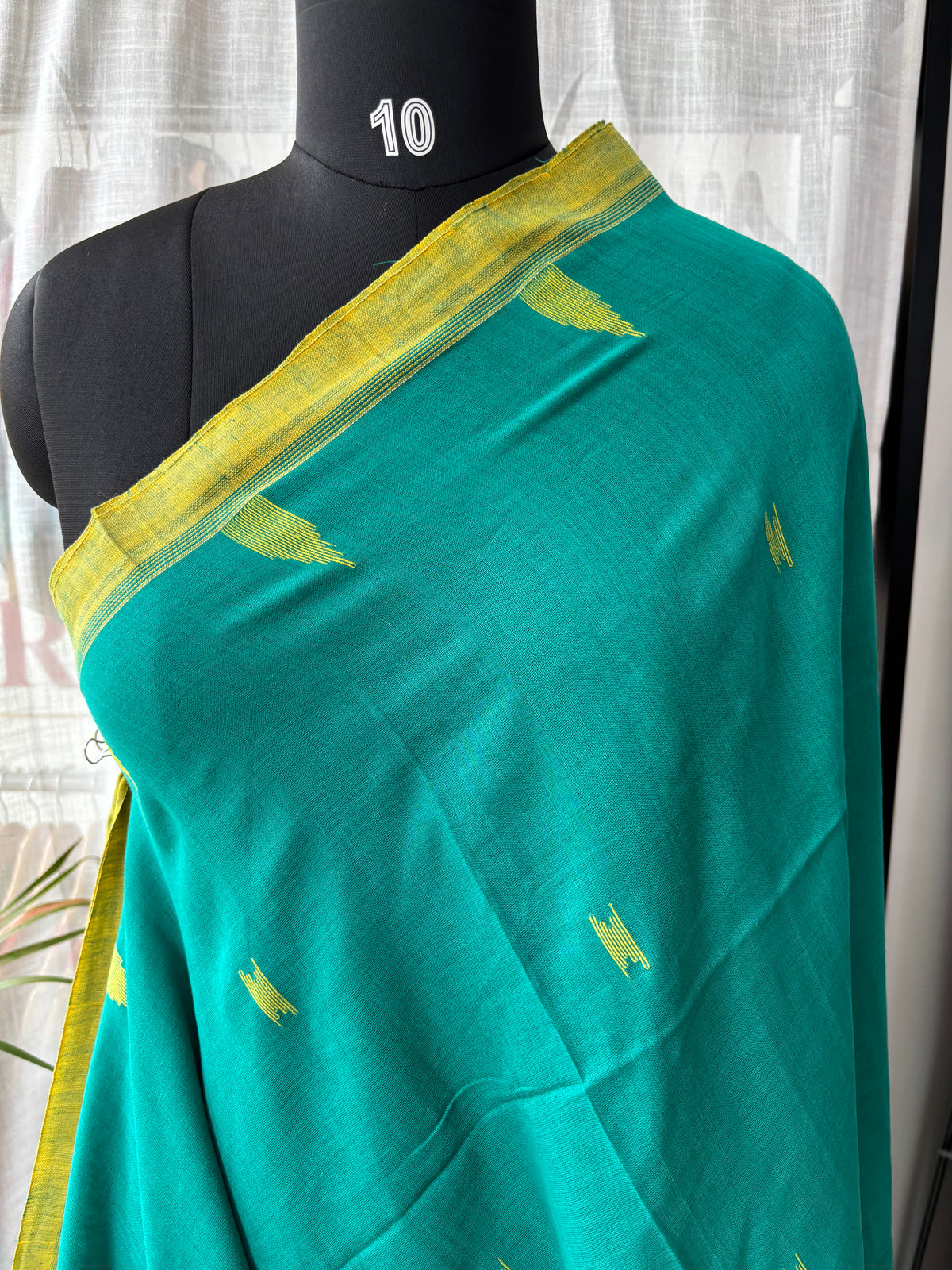 BLUE JAMDANI SAREE
