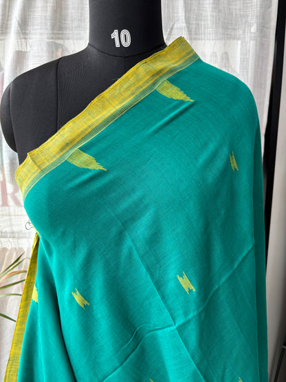 BLUE JAMDANI SAREE