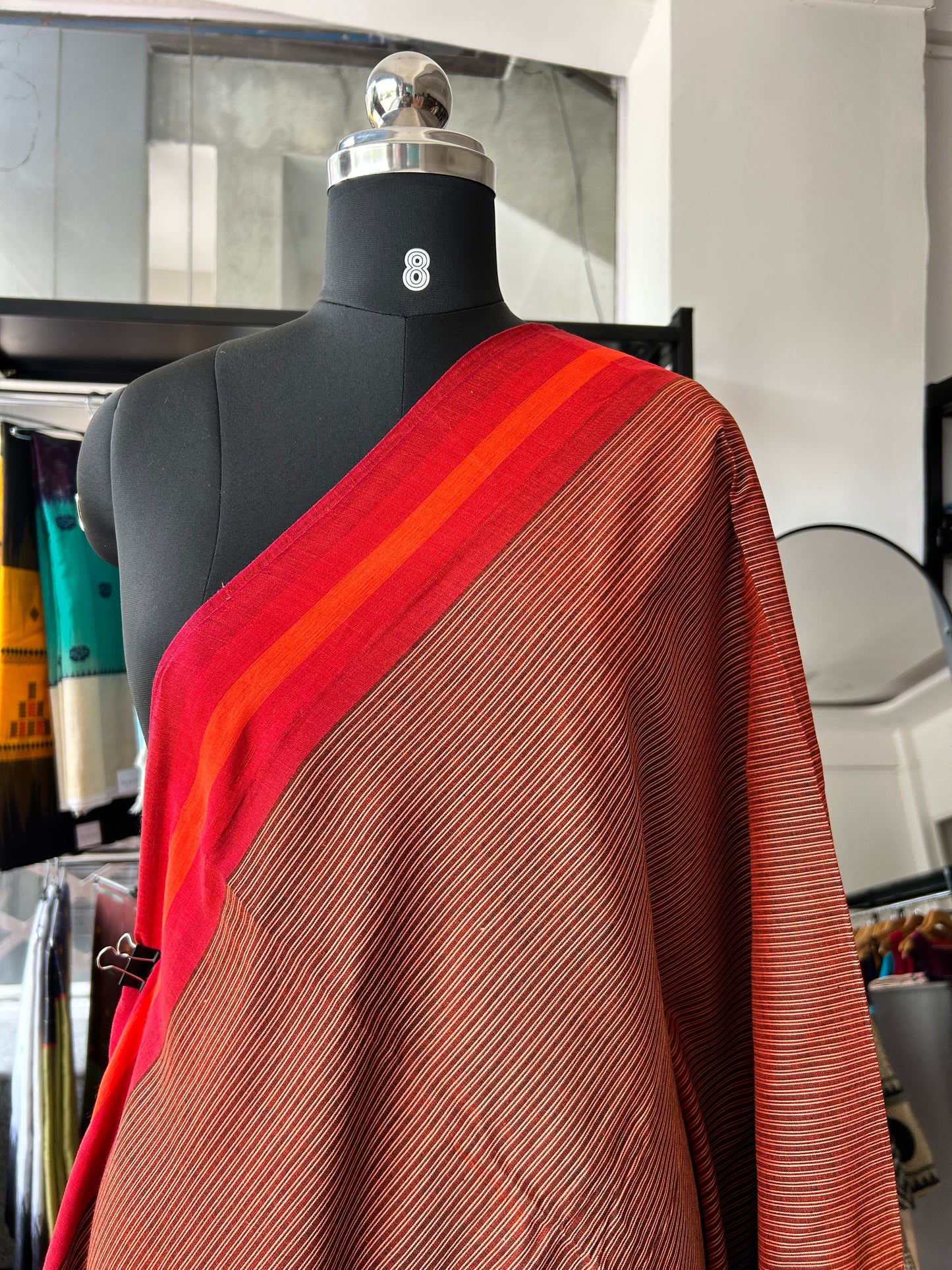 BROWN DHANIAKHALI SAREE