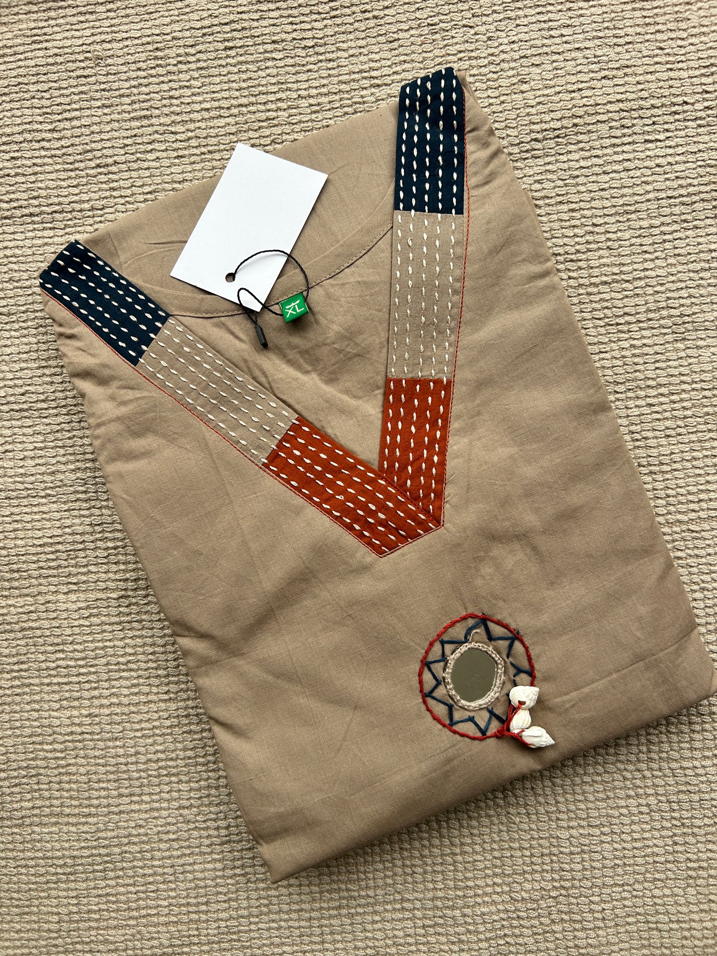 BIEGE GAMTHI COTTON SUIT