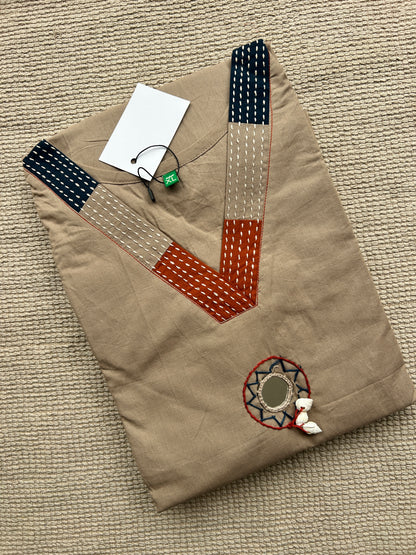 BIEGE GAMTHI COTTON SUIT