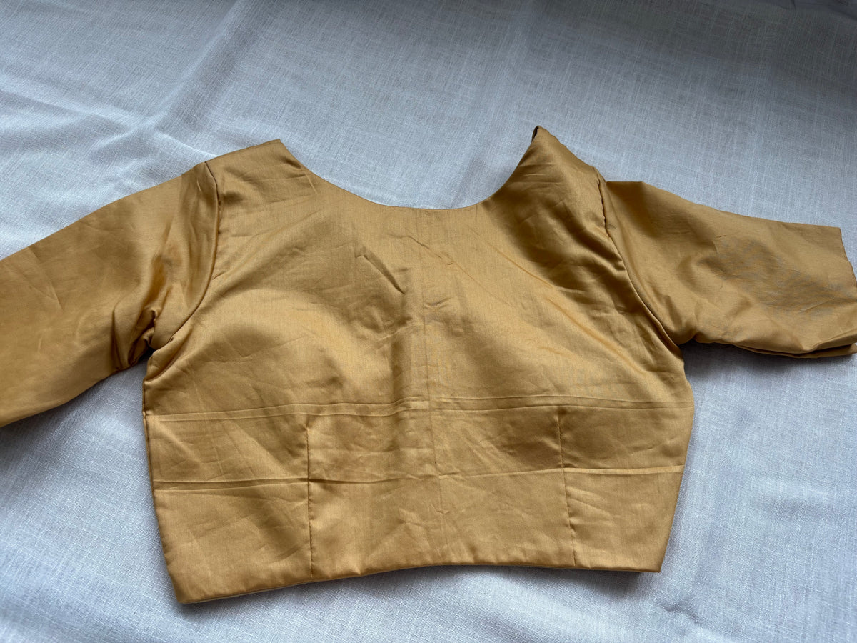 BEIGE COTTON BLOUSE