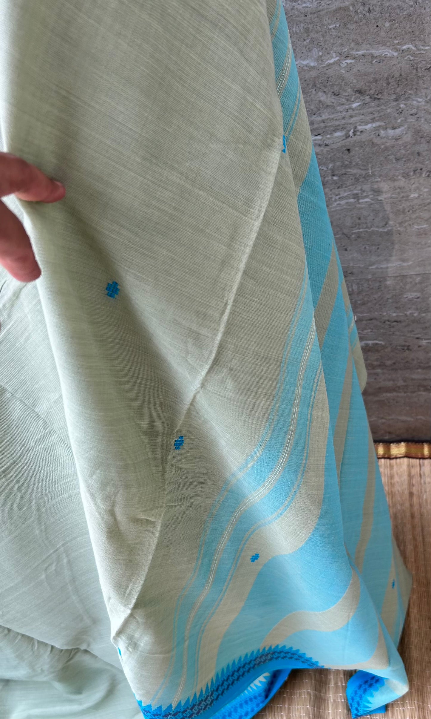 GREEN DHANIAKHALI SAREE