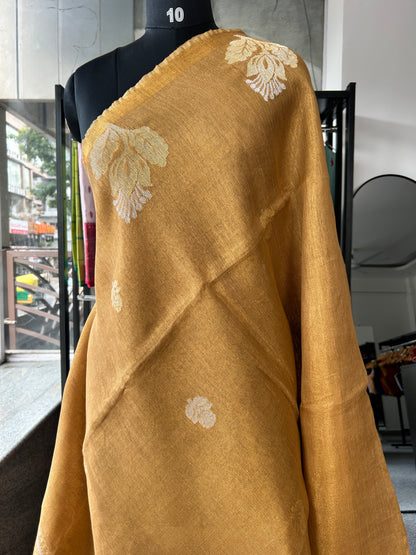 YELLOW TISSUE JAMDANI