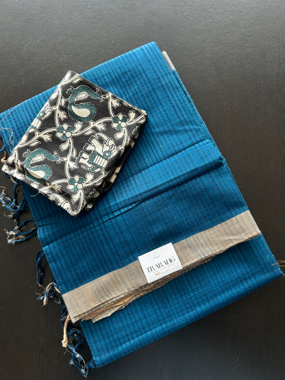 BLUE MANGALAGIRI SAREE