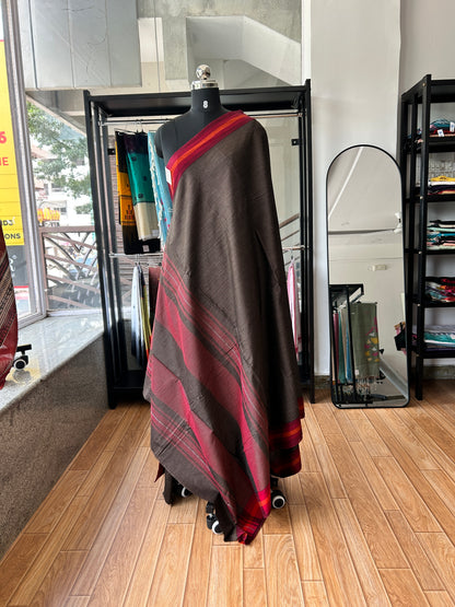 BLACK DHANIAKHALI SAREE