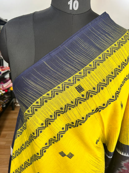 YELLOW DHANIAKHALI SAREE