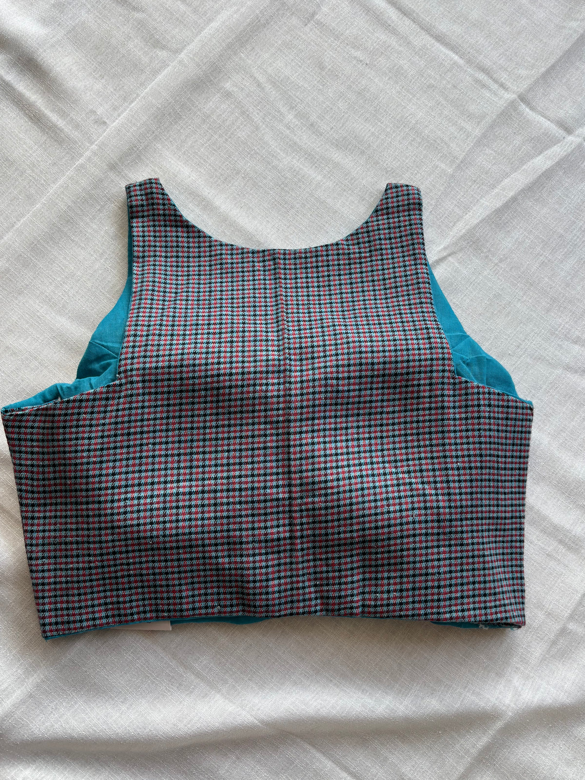 Blue cotton blouse
