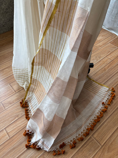 WHITE  MUL COTTON
