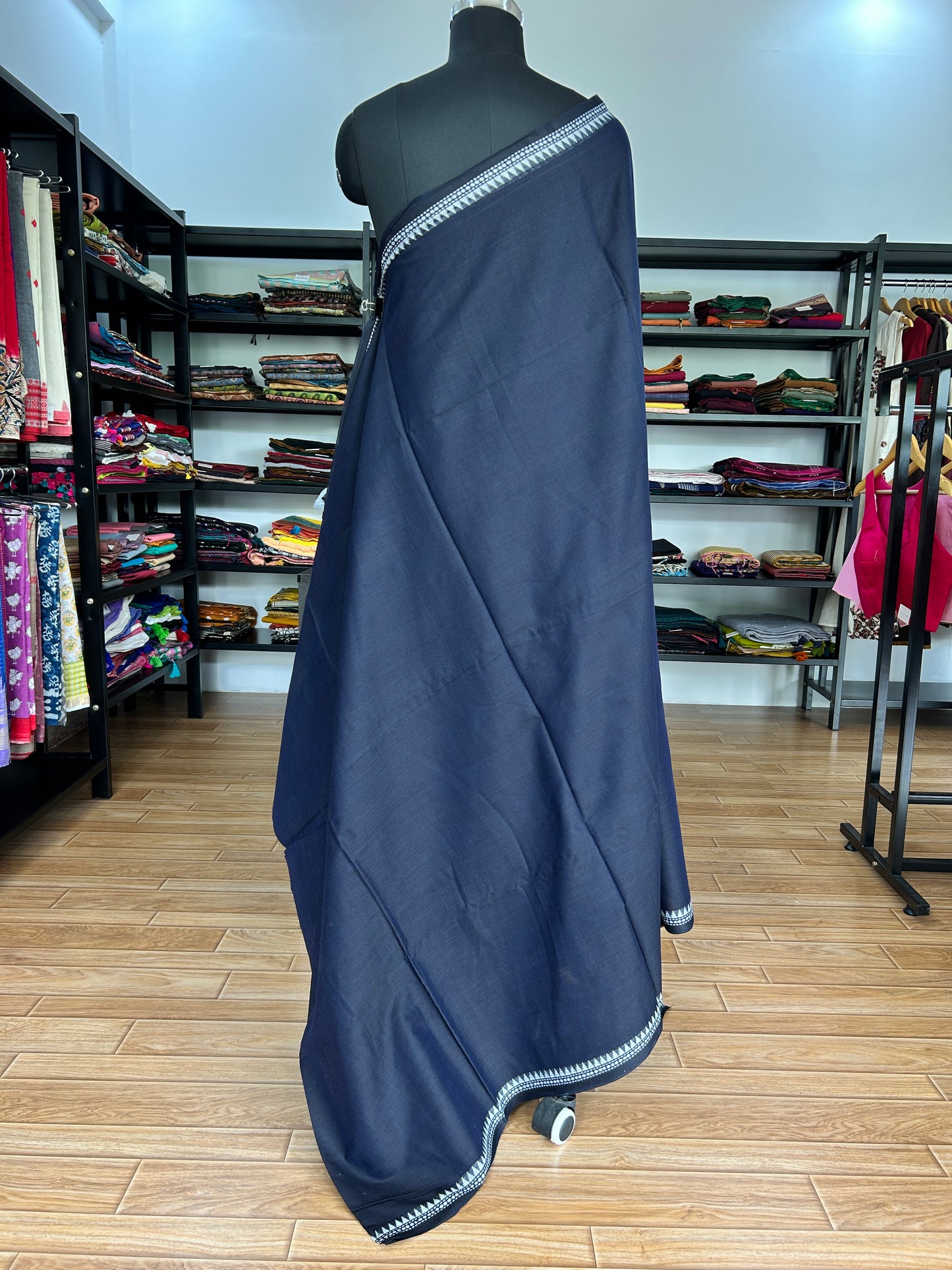 BLACK DHANIAKHALI SAREE