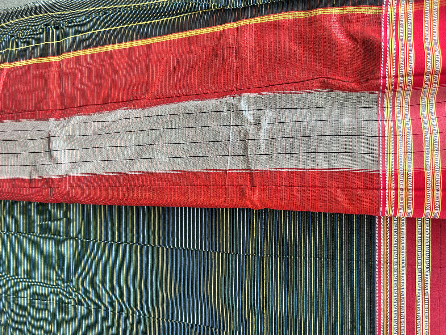 GREEN HANDLOOM ILKAL SAREE
