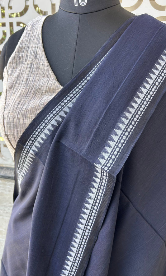BLACK DHANIAKHALI SAREE