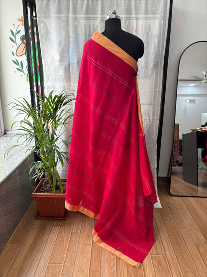 PINK JAMDANI SAREE