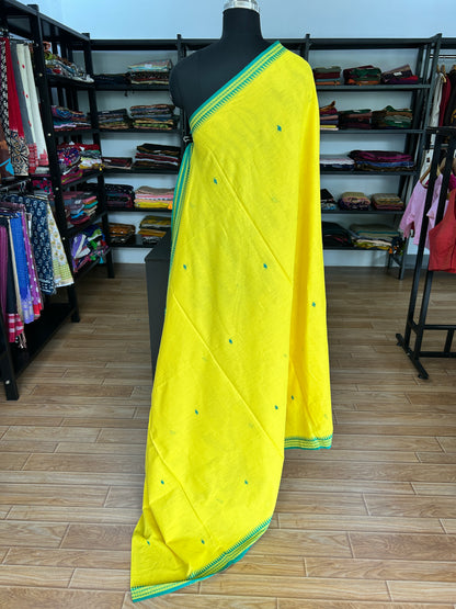 YELLOW DHANIAKHALI SAREE