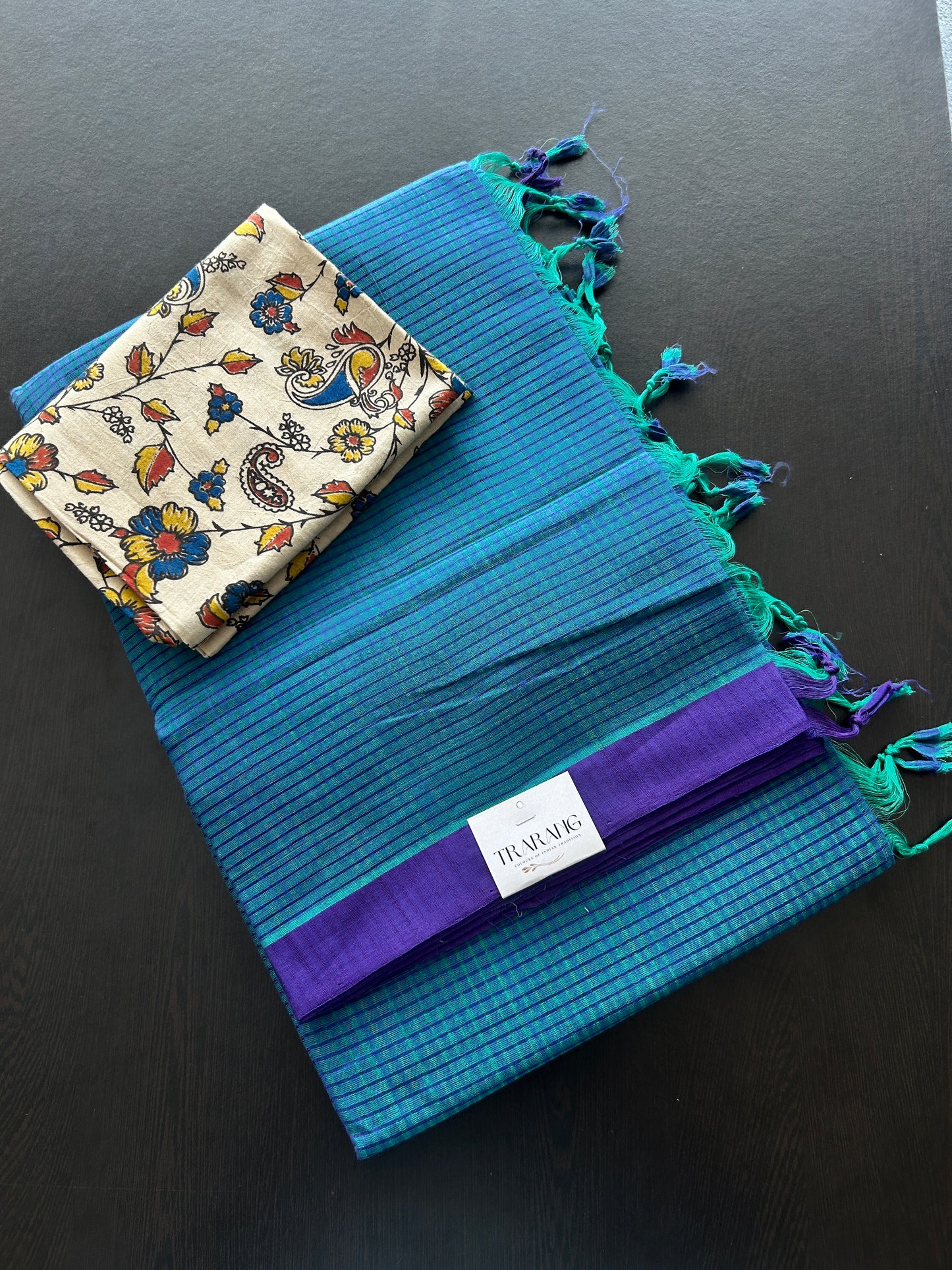 BLUE MANGALAGIRI SAREE
