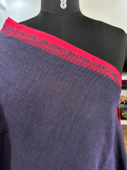 PURPLE DHANIAKHALI SAREE