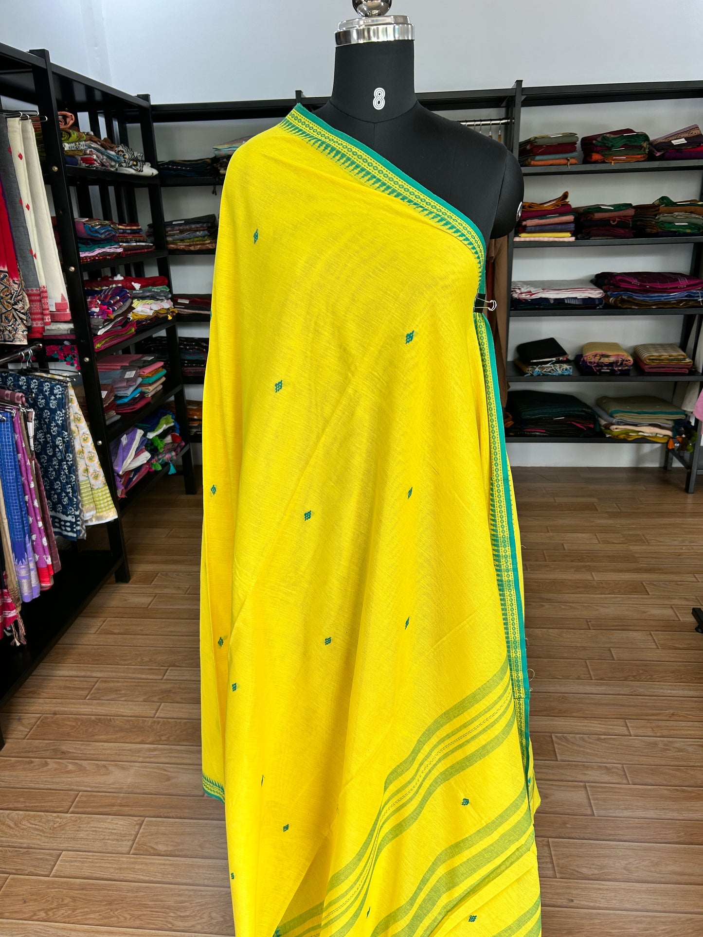 YELLOW DHANIAKHALI SAREE