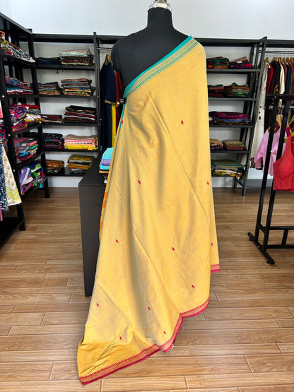 YELLOW DHANIAKHALI SAREE