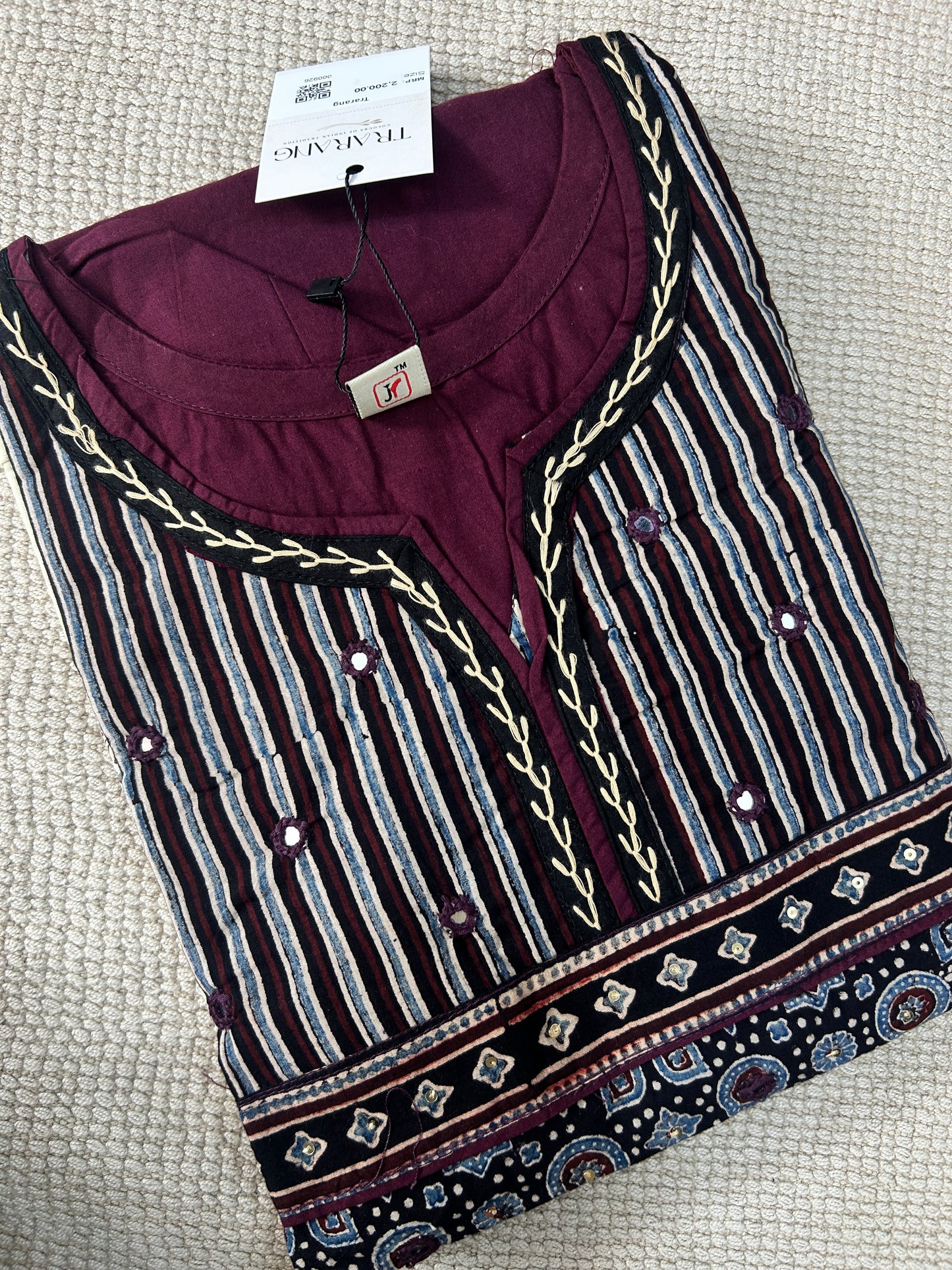 WINE COTTON SUIT